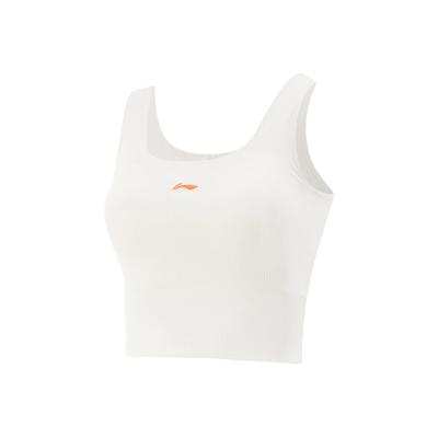 Li Ning Fitness Series Einfarbig Weich Bequem Atmungsaktiv Vielseitig Sportweste Damen Tops AUDV040-5