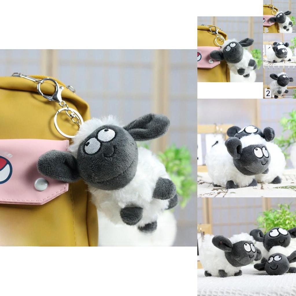 Charming Little Sheep Plush Toy Cozy Keychain Fluffy Lamb Doll For Bag Accessories