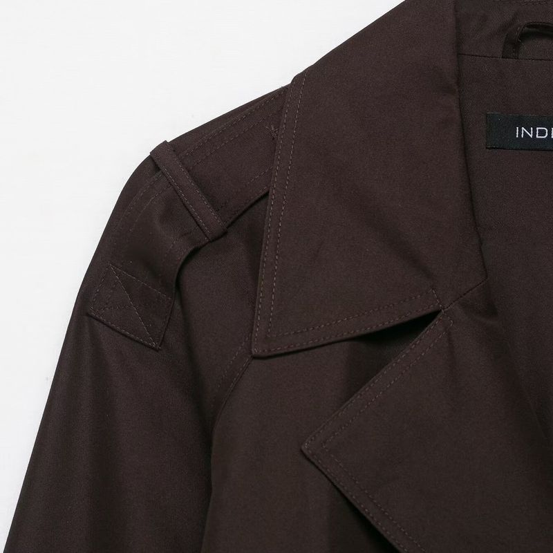 Kaslead New Women Clothes Western Style Fashion Trench Coat Crop Jacket Outerwear 3046242