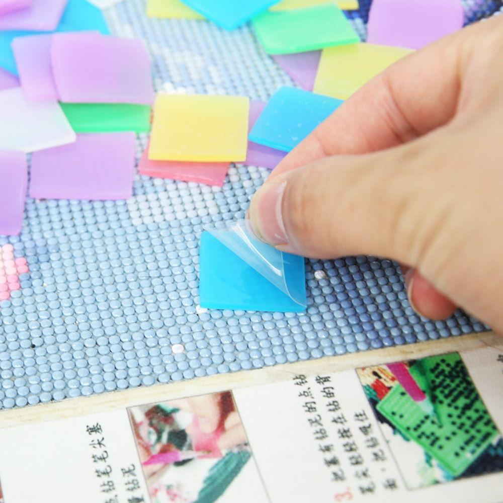 48/32PCS Silicone Luminous Painting Clay Wax Storage Container Box Cross Stitch Diamond Painting Glue Wax Embroidery Mud DIY