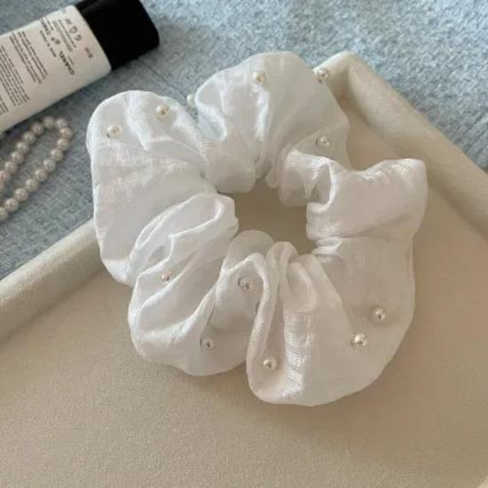 Pearl Lace Soft And Comfortable Hair Ties For Ponytail And Hair Accessories korean hair accessories