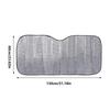Car Front Windshield Foldable Sun Shade Heat Insulating Sun Visor UV Block Accessory Suitable For SUV Truck Outdoor ParkingWindshield Sunshades 1