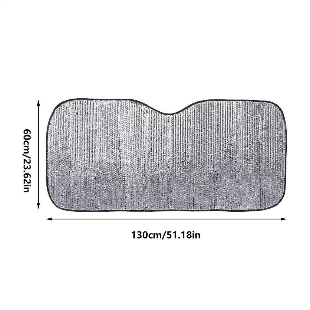 Car Front Windshield Foldable Sun Shade Heat Insulating Sun Visor UV Block Accessory Suitable For SUV Truck Outdoor ParkingWindshield Sunshades 1