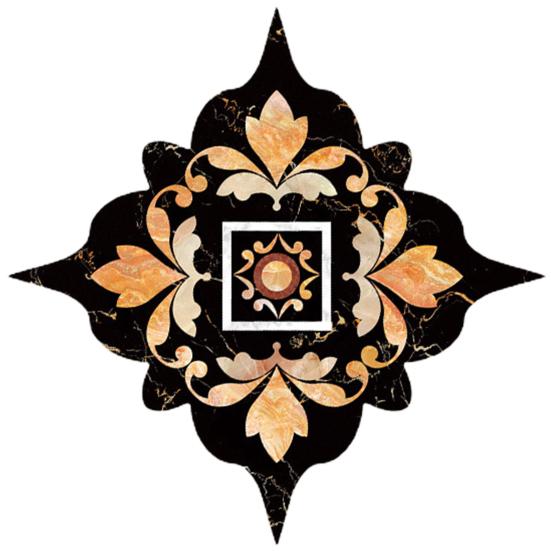 36Pcs Decals Vintage Multipurpose PVC Retro Self-adhesive Floor Stickers for Living Room