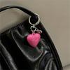 Ins Cute Love Heart Pendant Phone Charm Strap for Iphone Samsung Accessrioes Bag Keyring Woman Chain Hanging Rope Cord Lanyard