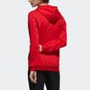 Adidas Neo Logo Print Casual Pullover Hoodie Men Hoodie Red EA3525