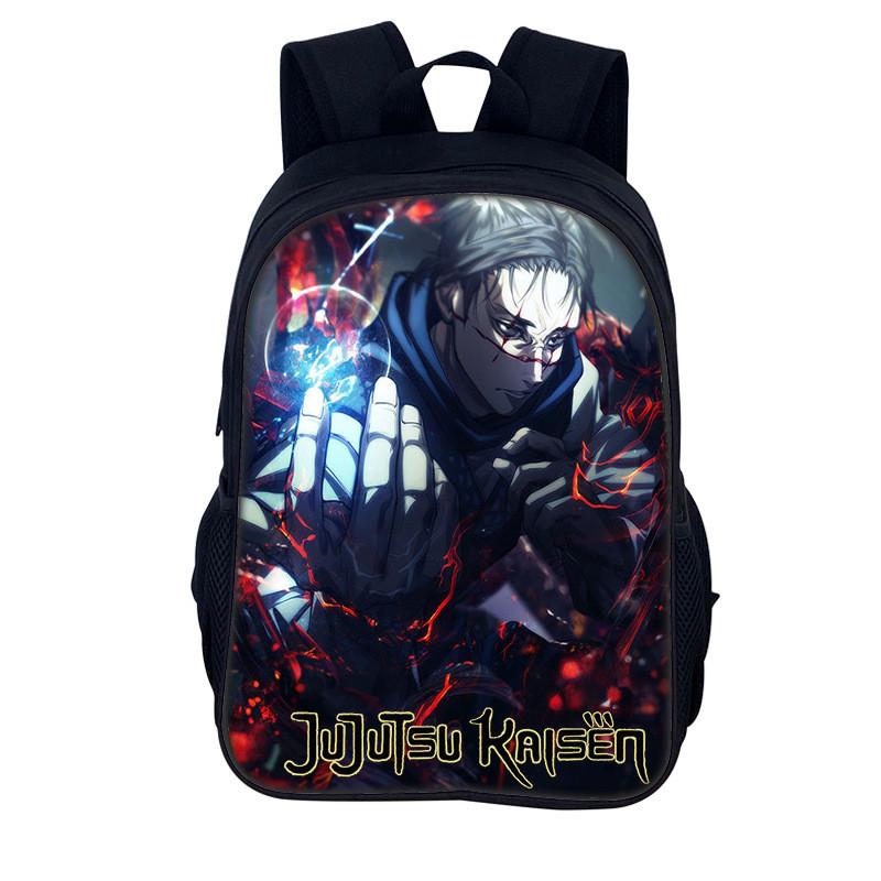 Jujutsu Kaisen Backpack For Men And Women Durable Nylon Casual School Travel Bag