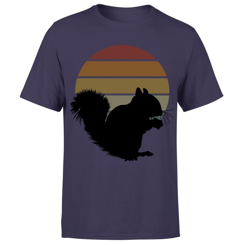 Squirrel Retro Vintage Funny Adults Unisexs Tshirt P1OrA