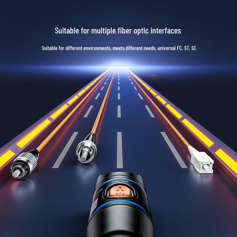 SAMZHE 10mW Fiber Optic Red Light Visual Fault Locator