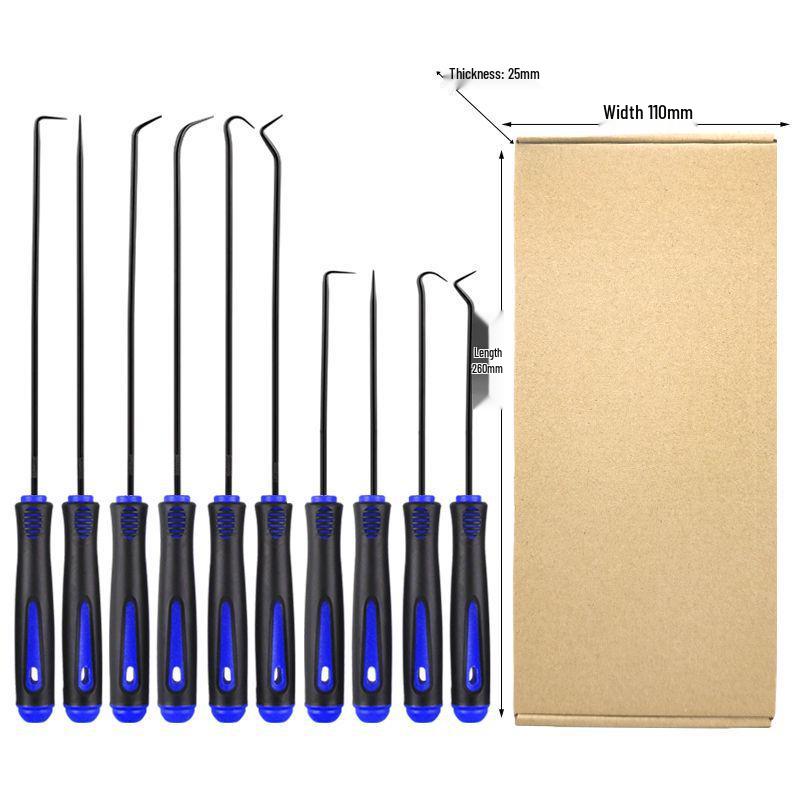 10-Piece Car Oil Seal & O-ring Puller Screwdriver Set for Tire Repair