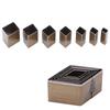 7Pcs Leather Cutting Die High Carbon Steel rhombus Shape Simple Operation Cutting Mold DIY Leather Craft Tool