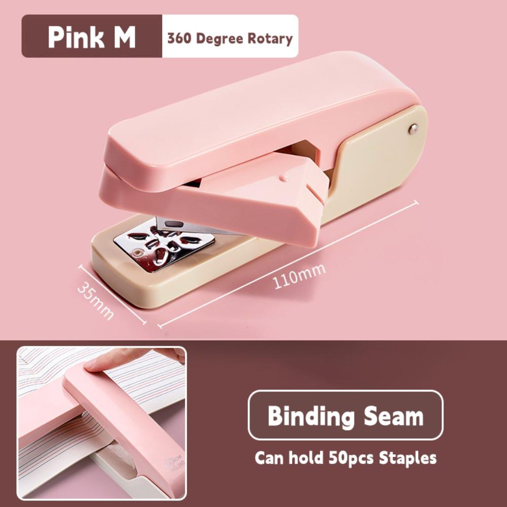 360 Degree Rotary Stapler Use 24/6 26/6 Staples Bookbinding Machine  Bookbinding Supplies