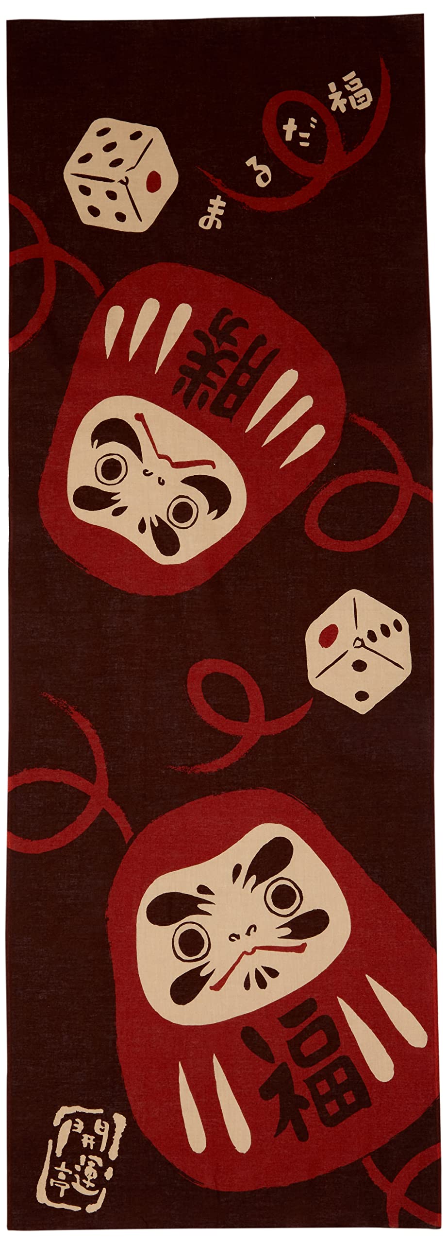 

shinobiya Maeda Senko Kaiuntei Lucky Hand Towel Fuku Daruma 065437
