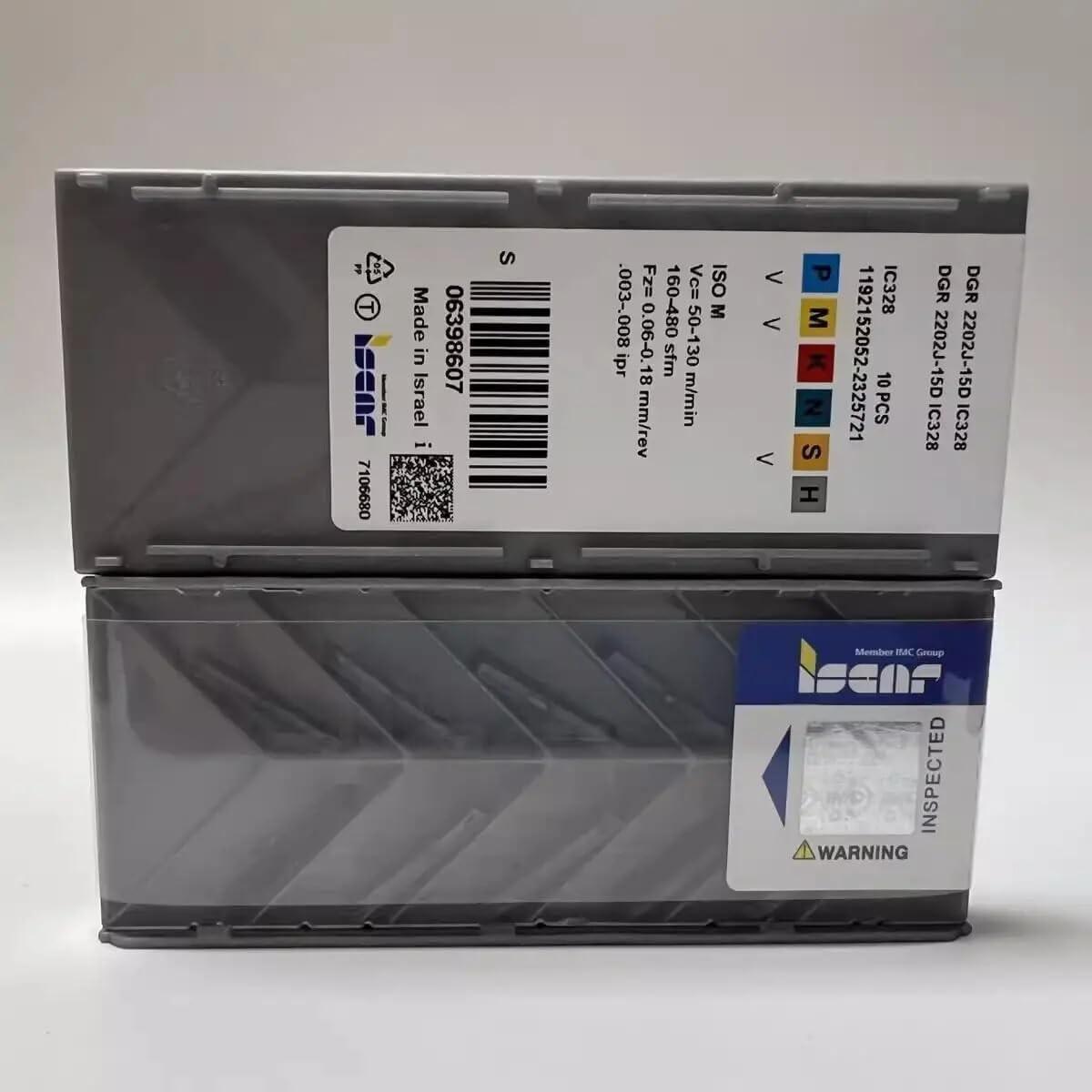 

ISCAR / DGR2202J-15D IC328 /Industrial indexable Carbide Inserts 10 PCS