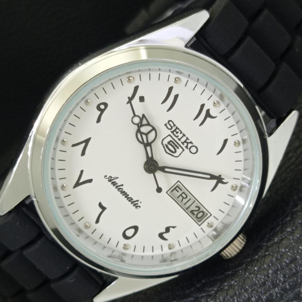 

ВИНТАЖНЫЕ ВОССТАНОВЛЕННЫЕ МУЖСКИЕ ЧАСЫ SEIKO 5 AUTOMATIC 6309A JAPAN БЕЛЫЕ a441204-4 Sk-a441204