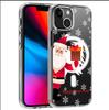 Santa Claus Gift Magnetic iPhone 15/16/17 Pro Max Transparent Full-Cover Phone Case