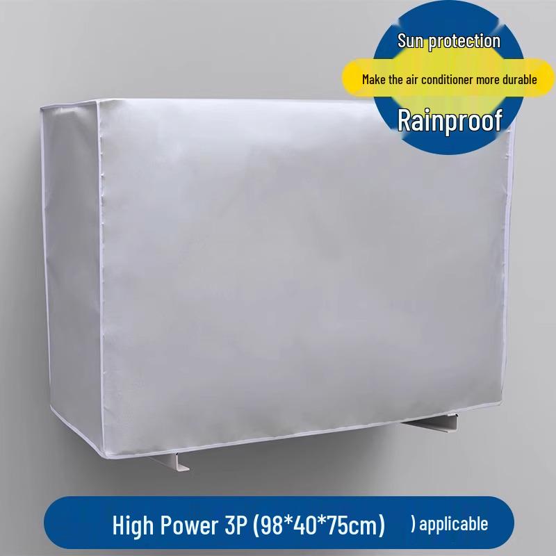 Outdoor AC Unit Protective Cover - Rain & Sun Resistant, Dustproof for Haier, Midea, Gree Central Units