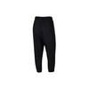 Nike Retro Sports Solid Color Side Stripe Lace-Up Casual Sweatpants Knitted Sports Pants Women Bottoms Black BQ6825-010