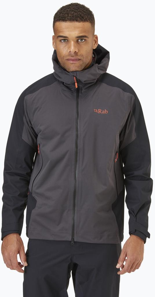 Куртка Rab Men's Kinetic Alpine 2.0 Waterproof Jacket (QWG-69) антрацит