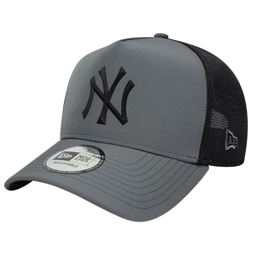 New Era 9FORTY AF Trucker MLB Sport New York Yankees Cap, Unisex Grey Cap