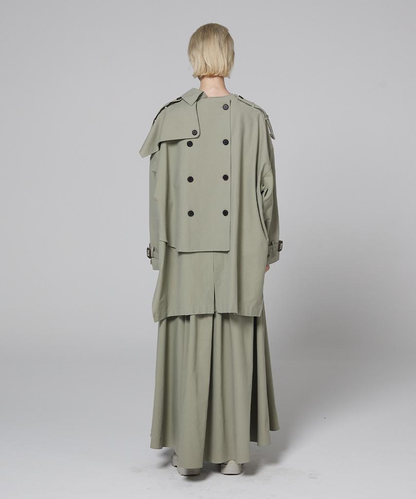 Meuameu Signature Trench Coat Dress