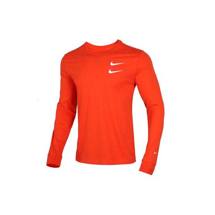 Men s Nike Tee Round Neck Long Sleeves Orange T-Shirt CK2260-891 S