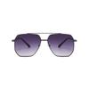 Lightweight Large Frame Sun Glasses Vintage Men UV400 Eyewear Zinc Zinc Alloy Polygonal Sunglasses  Unisex