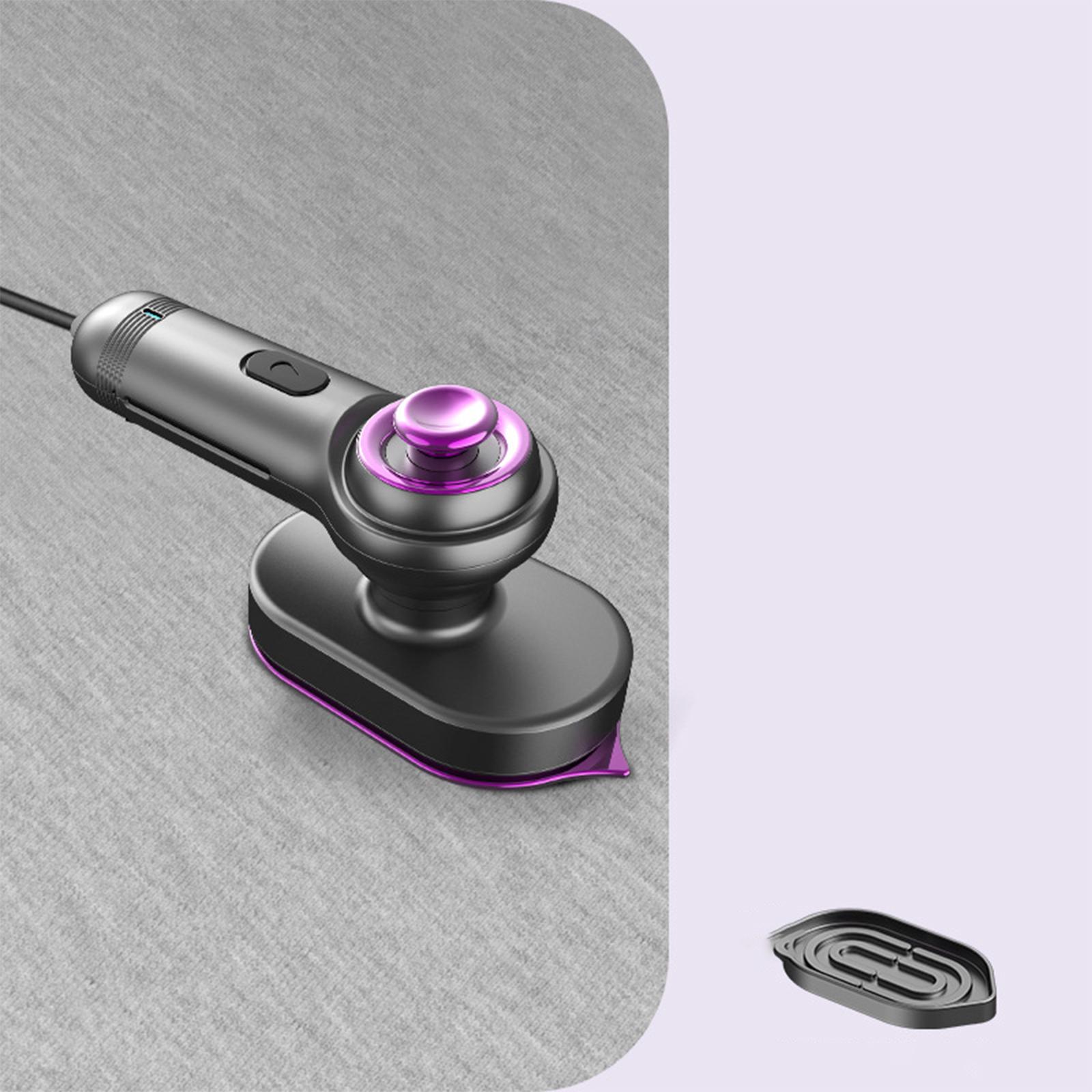 

Household small mini portable wet and dry dual-use rotating folding atomizing steam iron hanging ironing machine EU plug серый