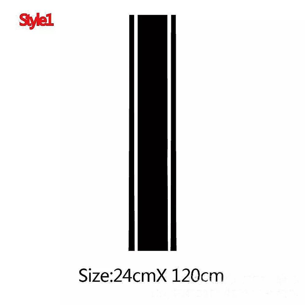 Various Styles Hood Cover Stripe Sunscreen Car Stickers Auto Sport Vinyl Film Cover Scratches Refit Automobile Styling Decals