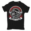 Benzin im Blut. Oldschool Motorrad Biker Fahren Motorradfahrer Geschenk T-Shirt