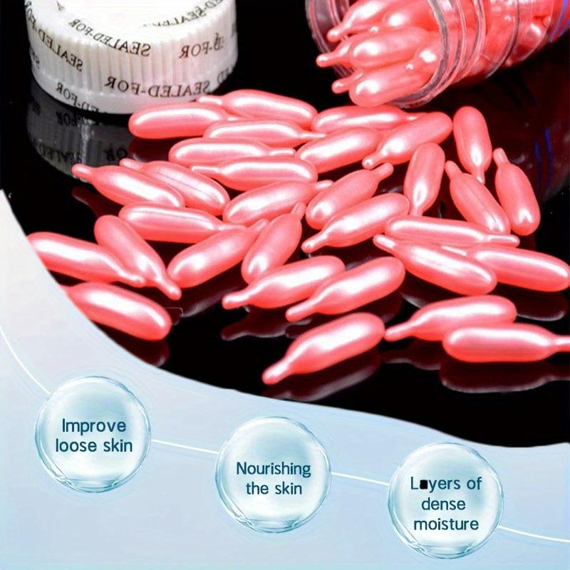90 Vitamin E Face Serum Capsules  Hydrating, Moisturizing & Firming Essence Cream Portable Capsule for Deep Facial Care