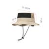 Summer Color Matching Sunshade Lightweight Outdoor Quick-Drying Cap Big Head Circumference Mountaineering Foldable Sunscreen Camping Fisherman Hat