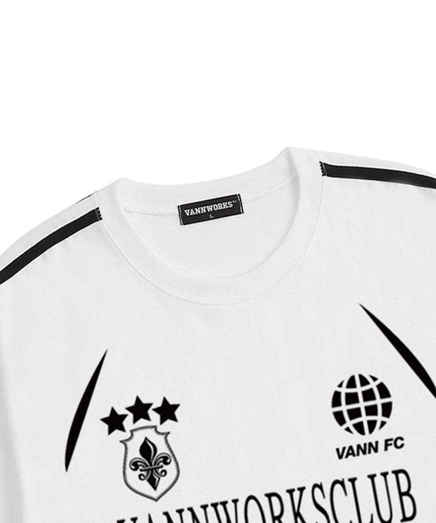 VANNWORKS Jersey Blockcore Unique Sweatshirt (Vls0014) White/Black