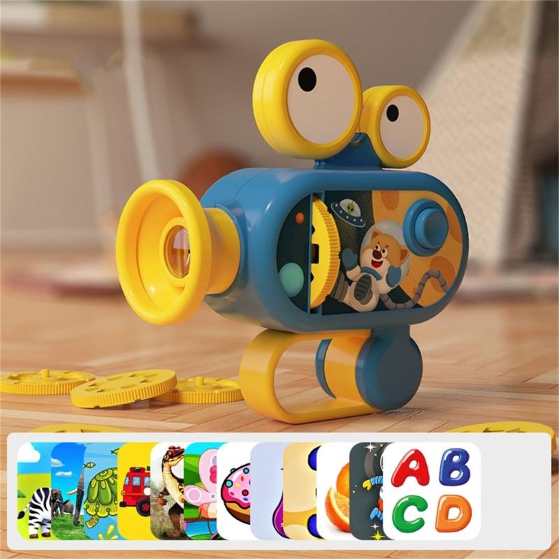 Animal Theme Projection Toy with 96 Images Children Projector Cute Projector Children Christmas Carnival Toy