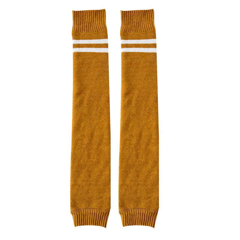 Knee High Sock Boots Women Winter Fleece Lined Leg Warmers Korean Style Long Socks Preppy Style