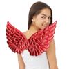 Fabric Angel Wings - 62cm - Red - PTIT CLOWN - 24513 - Carnival, Halloween, Cosplay, Costume Party