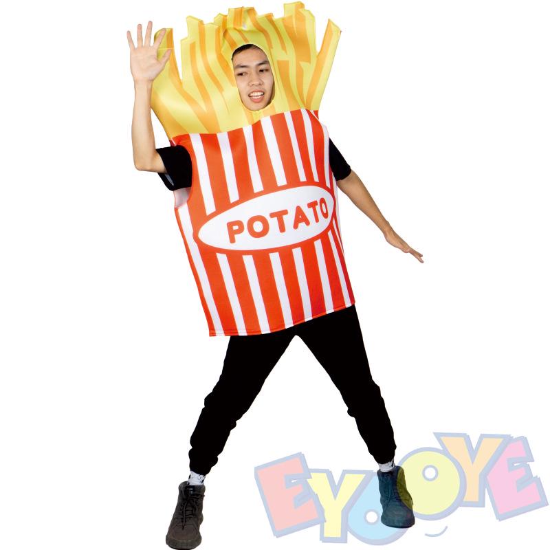 Creative Cross-Border Snack Set: Tomato Beer Ice Cream, Popcorn, Milk French Fries, & Cosplay Costume