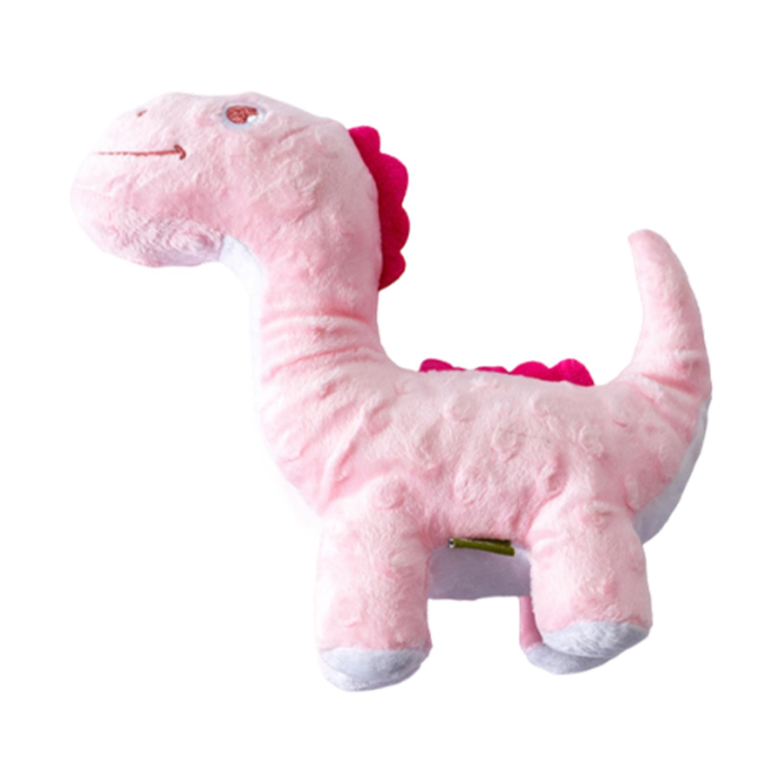 

Durable Plush Dog Toy Squeaky Chew Toy for Pets Soft Stuffed Animal Shape Designed for Interactive Play and Long-Lasting Use One Size розовый