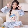 100% Cotton Girls Long Sleeve Pajama Set Princess Style Thin Sleepwear Kids Ages 8