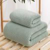 Adult Solid Color Bath Towel Soft Thick Absorbent Hotel Washcloth High Quality and Durable Skin Friendly Gray Beach Washrag