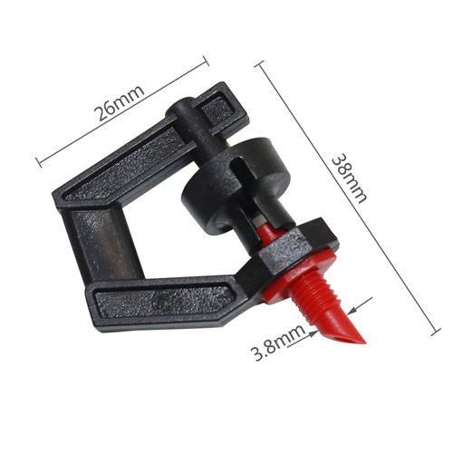 

100 шт. Рефракционные G-образные вращающиеся форсунки 360 градусов Рефракционные дождеватели для полива Садовое орошение Газонные распылительные фитинги