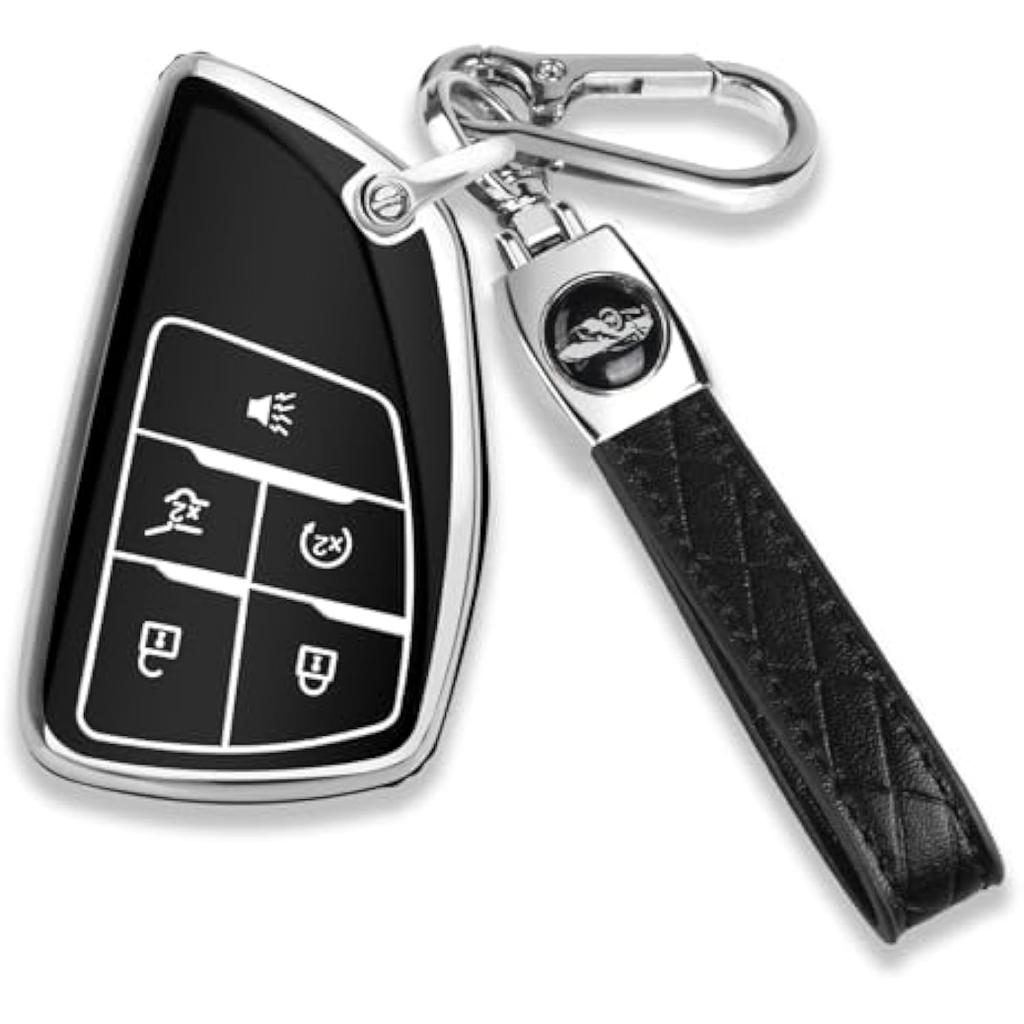 Soft TPU protection case for Chevrolet Keychain compatible with compatible 2021-2025 Chevrolet