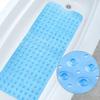 Soft 100x40cm PVC Bathroom Mat - Exquisite Anti-Slip Bathtub Mat with Suction Cups, Non-Slip Shower Floor Pad Simple Bath Mat