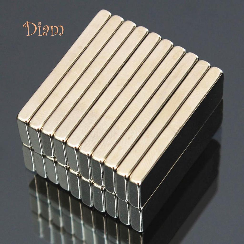 20PCS 30X10X3MM N50 NDFEB STRONG RARE EARTH BAR BLOCK NEODYMIUM MAGNETS NICE FJ