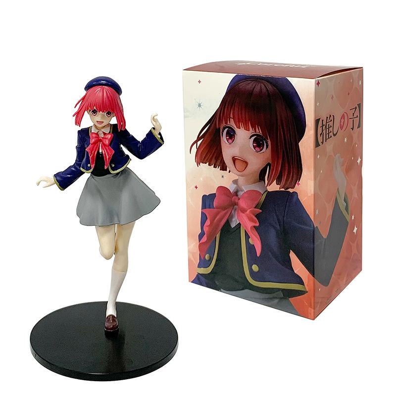 Auf Lager [Oshi No Ko] Anime Figur Idol Sängerin Hoshino Ai Actionfigur Kawaii Stern Arima Kana Figur PVC Sammlermodell Spielzeug