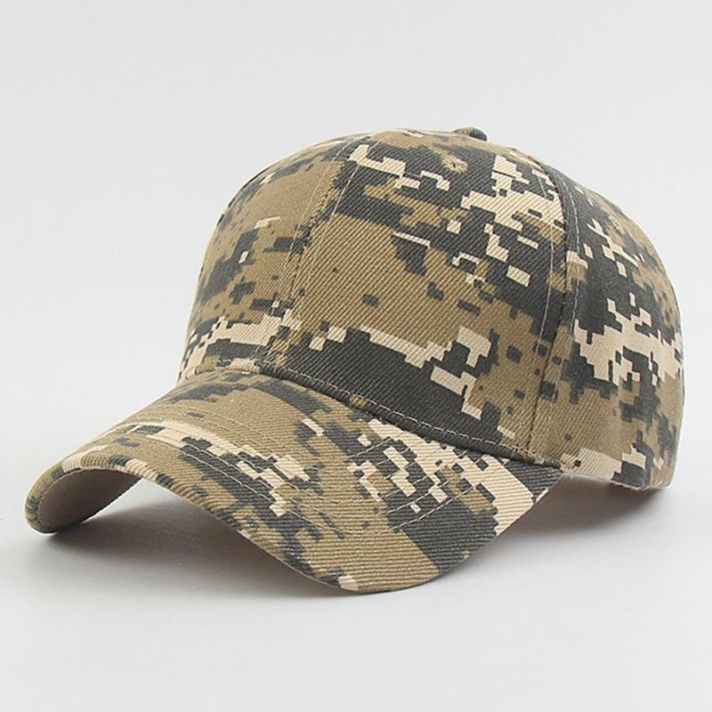 Unisex Camouflage Baseball Cap Classic Dark Green Dad Hat Breathable Adjustable Tactical Hats For Women Men