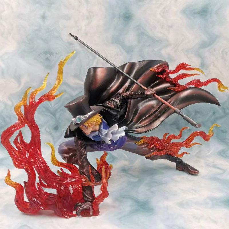 

Изысканная ПВХ фигурка Сабо Огненный Кулак из аниме One Piece. Потрясающий выставочный экспонат