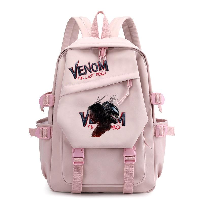 3 Piece School Backpack Set for Students Large Capacity Oxford Cloth Schoolbag with Shoulder Strap and Pencil Case