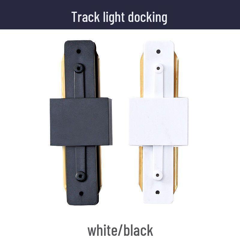 LED Spotlight Track Light Set with 1m & 0.5m Thickened Track and Connector Adapter