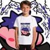 Kirby Ike Anime Print Cotton T Shirt for Boys and Girls Kids Casual Wear Soft Breathable Summer Top